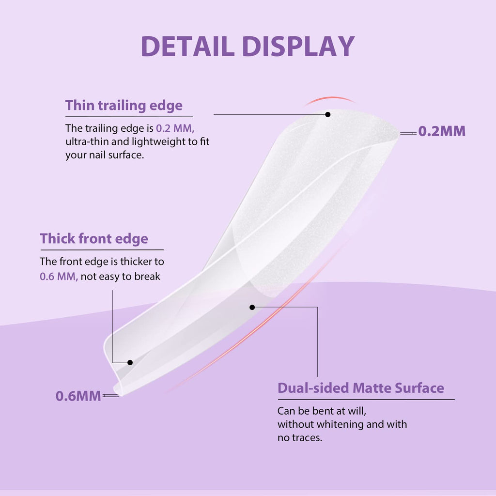SAVILAND Gel Nail Kit for Beginners – All-in-One At-Home Nail Extension with 4-in-1 Glue Gel, 500 Tips, Mini Lamp