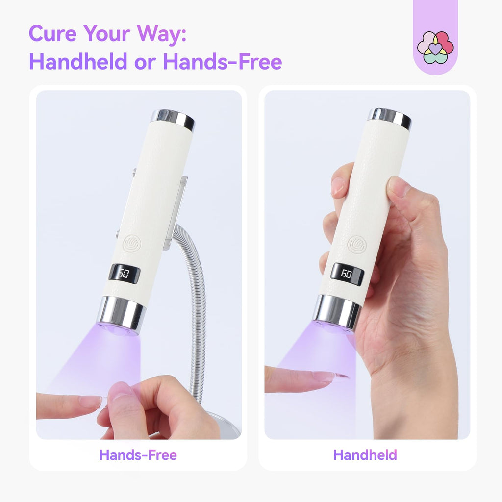 SAVILAND UV Light for Gel Nails – 10s Flash Cure, Sensor Auto-Start & 360° Coverage