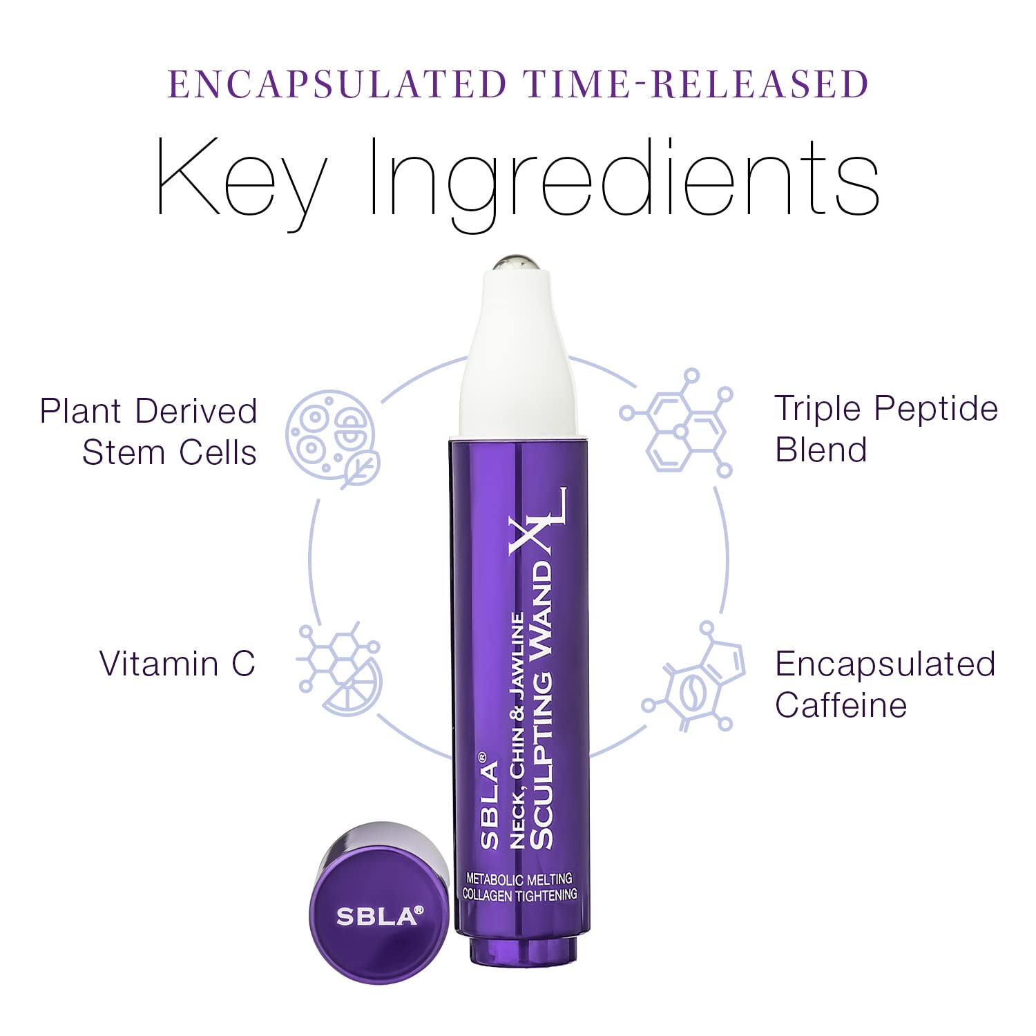 SBLA Neck, Chin & Jawline Sculpting Wand XL – Contour, Lift & Rejuvenate