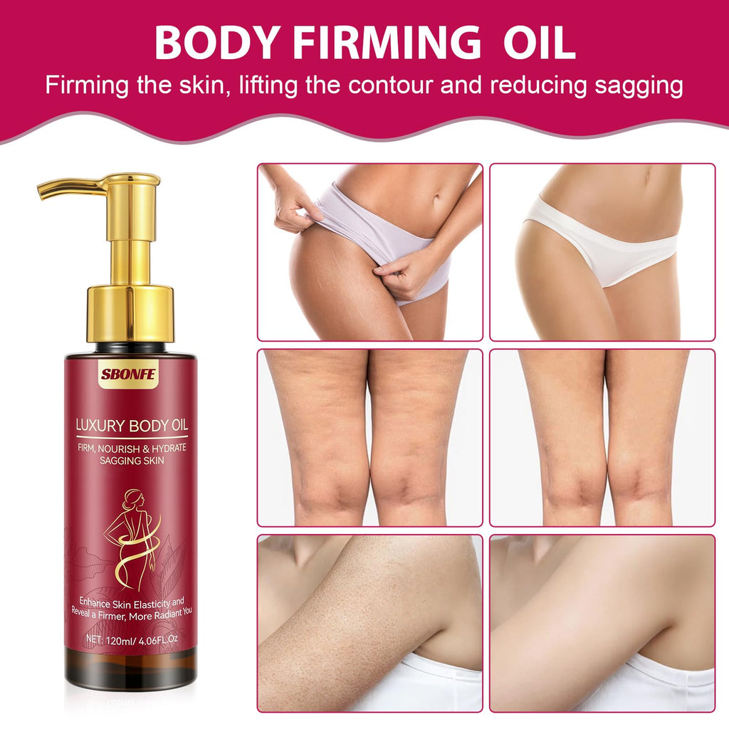 SBONFE Body Firming Oil for Crepe Skin – Lightweight, Hydrating After-Shower Treatment