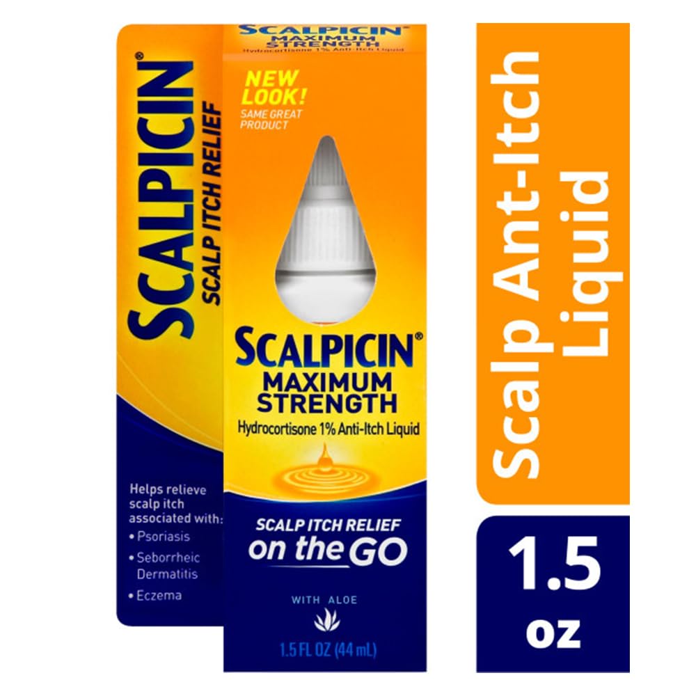 Scalpicin Max Strength Scalp Itch Treatment - 1.5 oz Pack of 4