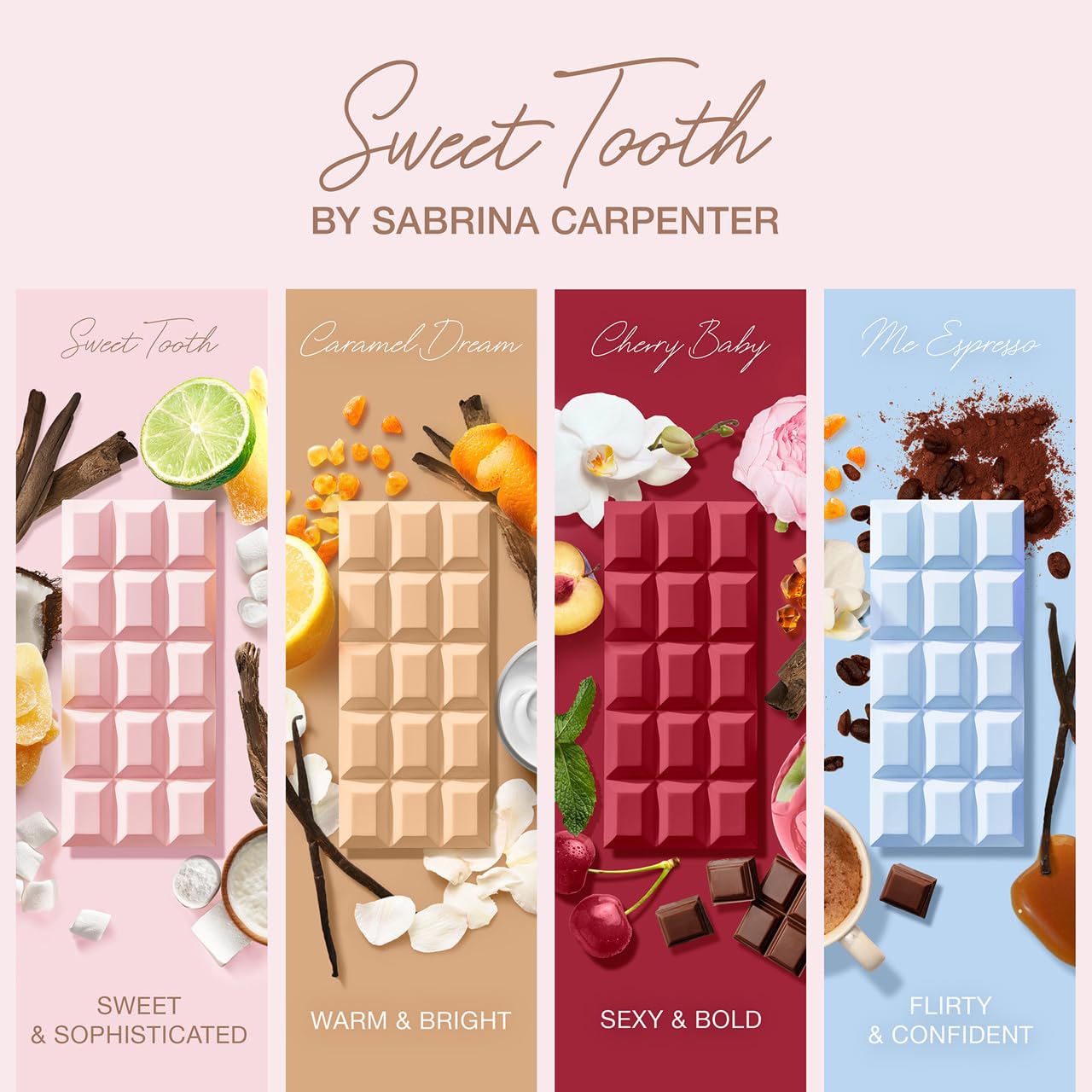 SCENT BEAUTY Sabrina Carpenter Caramel Dream Eau de Parfum & Body Spray Bundle – 1 fl oz & 8 fl oz