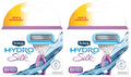 Schick Hydro Silk Cartridges 4-Count (Pack of 2) | Refills for Smooth Shaving