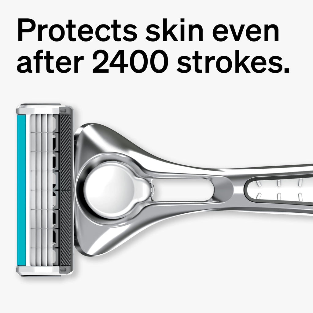 Schick Quattro Titanium Razor Refills – 8-Count Pack for Close, Comfortable Shaving