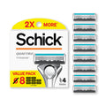 Schick Quattro Titanium Razor Refills – 8-Count Pack for Close, Comfortable Shaving