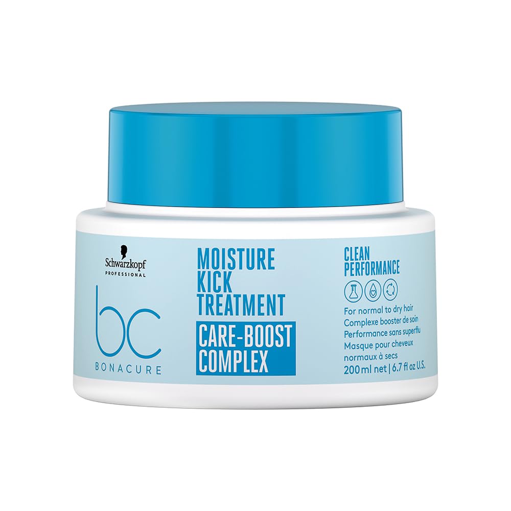 Schwarzkopf Professional BC BONACURE Hyaluronic Moisture Kick Treatment – Deep Hydration for Normal to Dry Hair (6.7 oz)