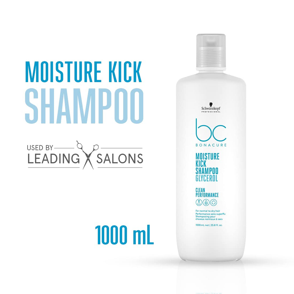 Schwarzkopf Professional HMK Micellar Shampoo 1L | Gentle Cleansing, Hydration & Hyaluronic Moisture Kick