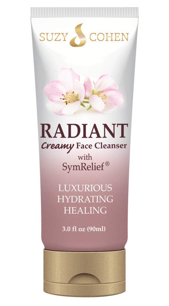 Script Essentials Radiant Creamy Cleanser with SymRelief by Suzy Cohen – Hydrating Cleanser for Sensitive Skin (3oz)