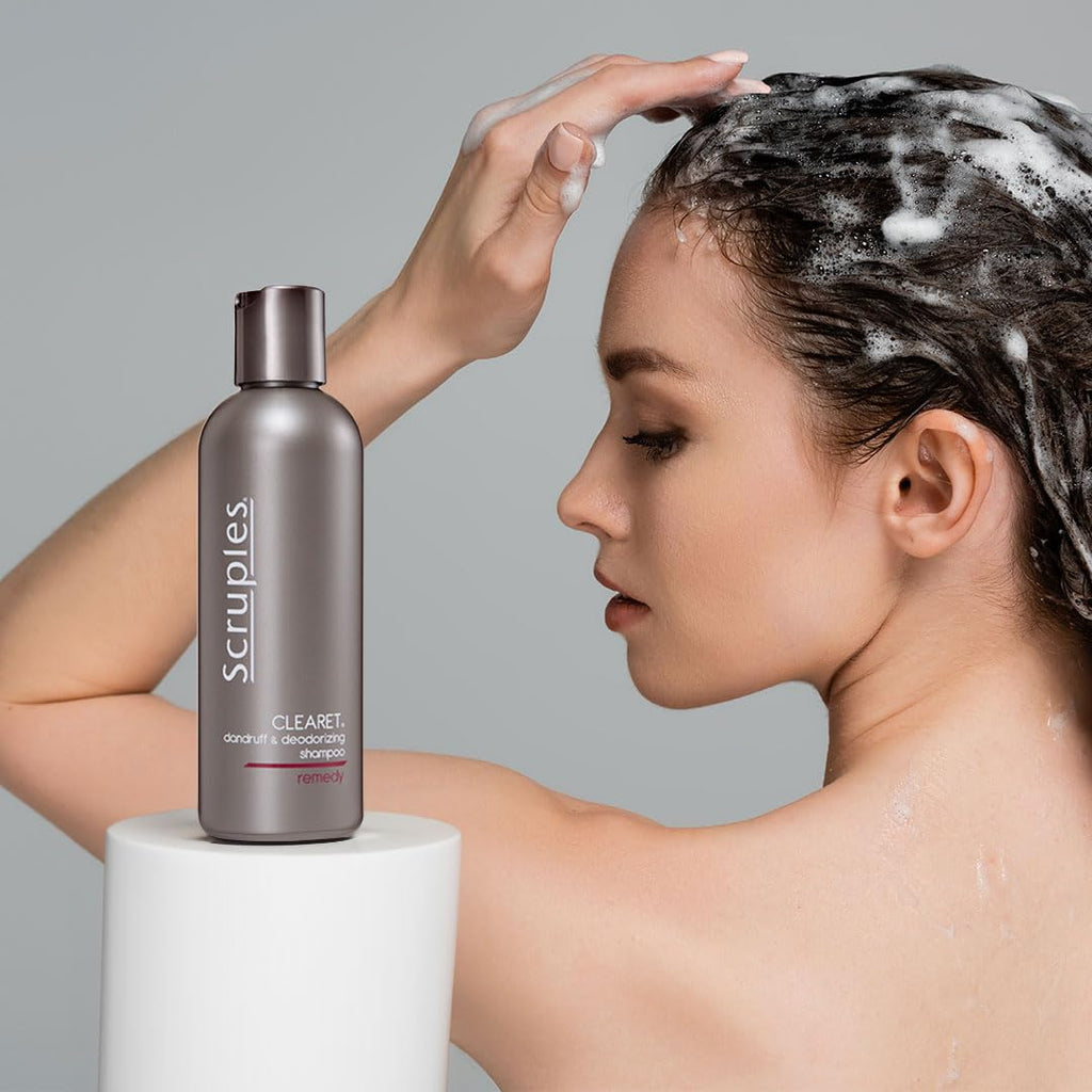 Scruples Clearet Dandruff & Deodorizing Shampoo – Soothe Dry, Itchy Scalp | 8.5 oz