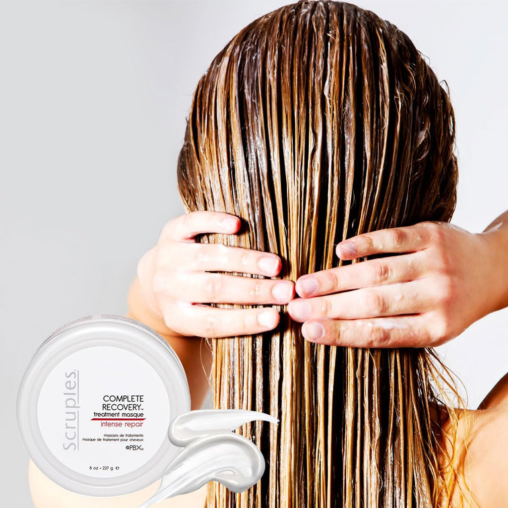 Scruples Complete Recovery Masque – Deep Conditioning Masque for Damaged Hair | 8 oz