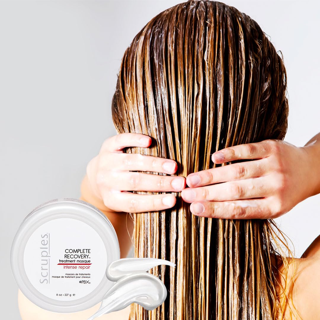 Scruples Complete Recovery Masque – Deep Conditioning Masque for Damaged Hair | 8 oz