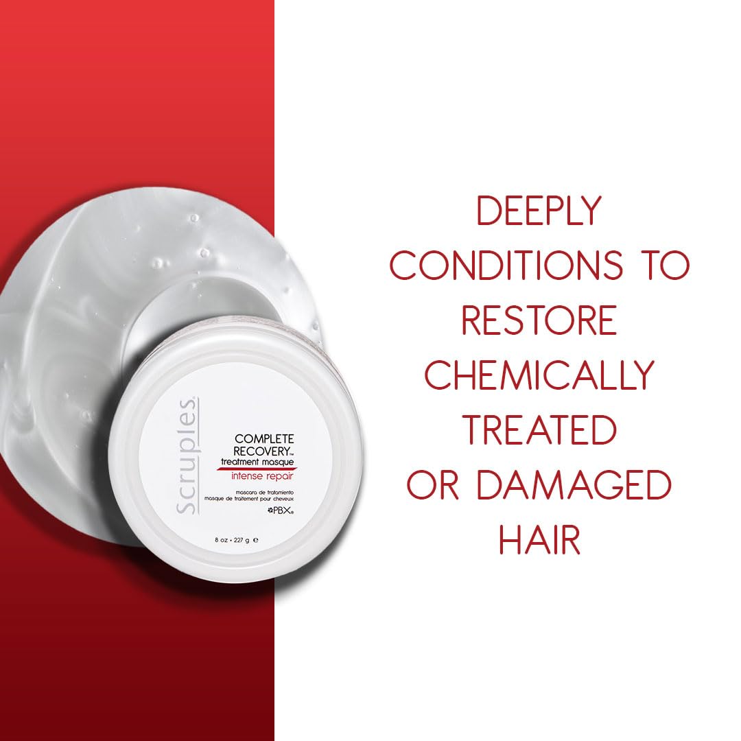 Scruples Complete Recovery Masque – Deep Conditioning Masque for Damaged Hair | 8 oz