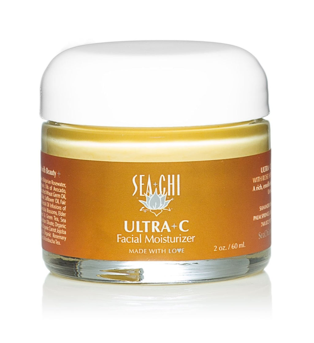 Sea Chi Organics Ultra C Facial Moisturizer with Rose Hips – 2oz