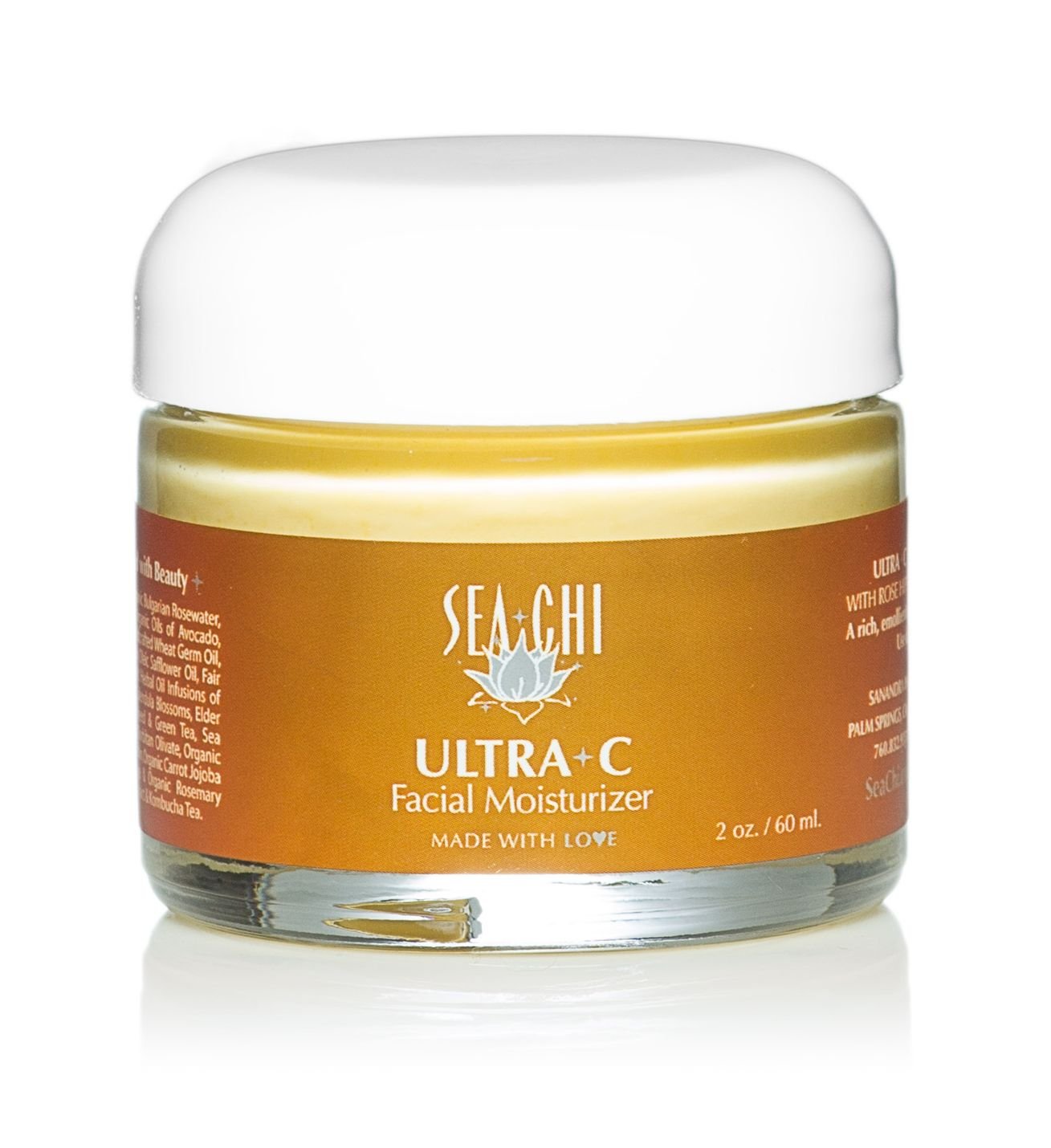Sea Chi Organics Ultra C Facial Moisturizer with Rose Hips – 2oz