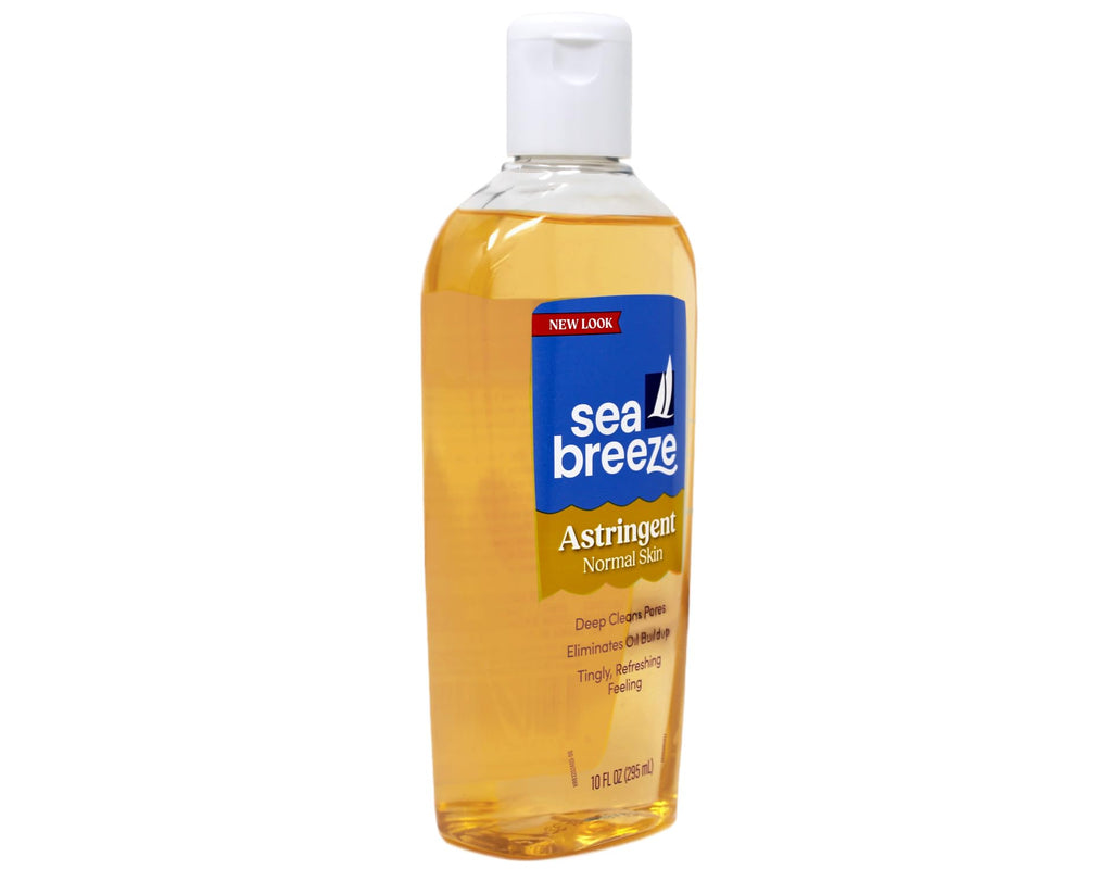 Sea Breeze Astringent for Normal Skin – Deep Clean Pores – 10 oz (Pack of 6)