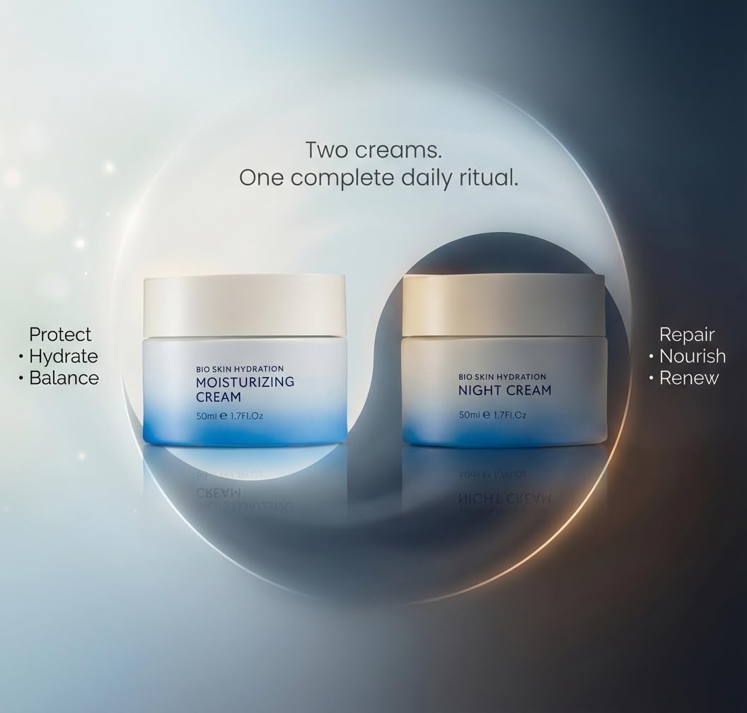 SEACRET Bio Skin Hydration Night Cream – Deep Overnight Moisture with Dead Sea Minerals, Niacinamide, Jojoba & Argan Oil | 1.7 fl oz