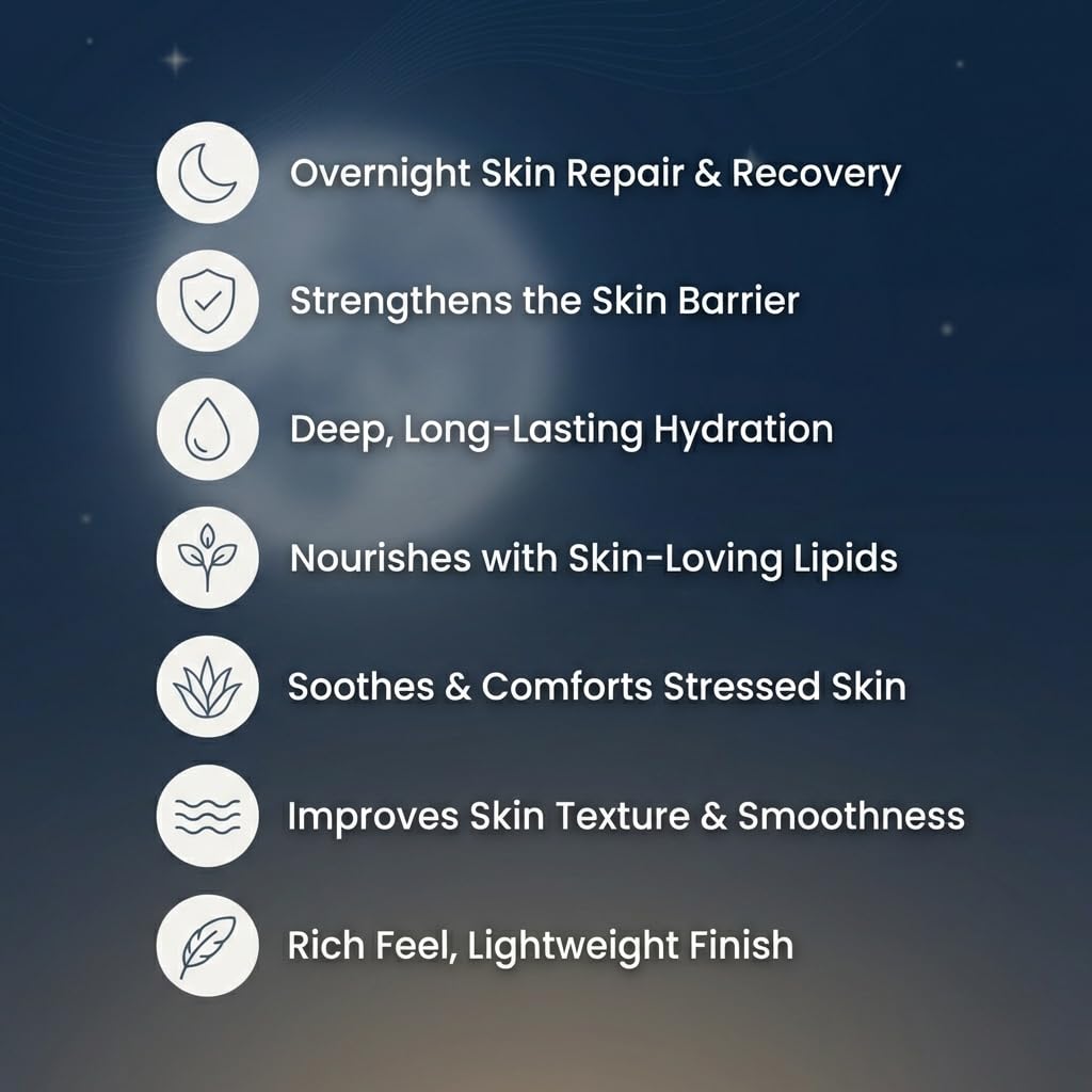 SEACRET Bio Skin Hydration Night Cream – Deep Overnight Moisture with Dead Sea Minerals, Niacinamide, Jojoba & Argan Oil | 1.7 fl oz
