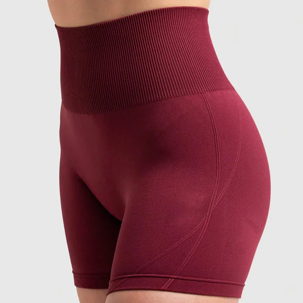 Seamless Sports Bra Set with Peach Hip Trousers – Super Stretch Long Sleeve Yoga Outfit S, M, L