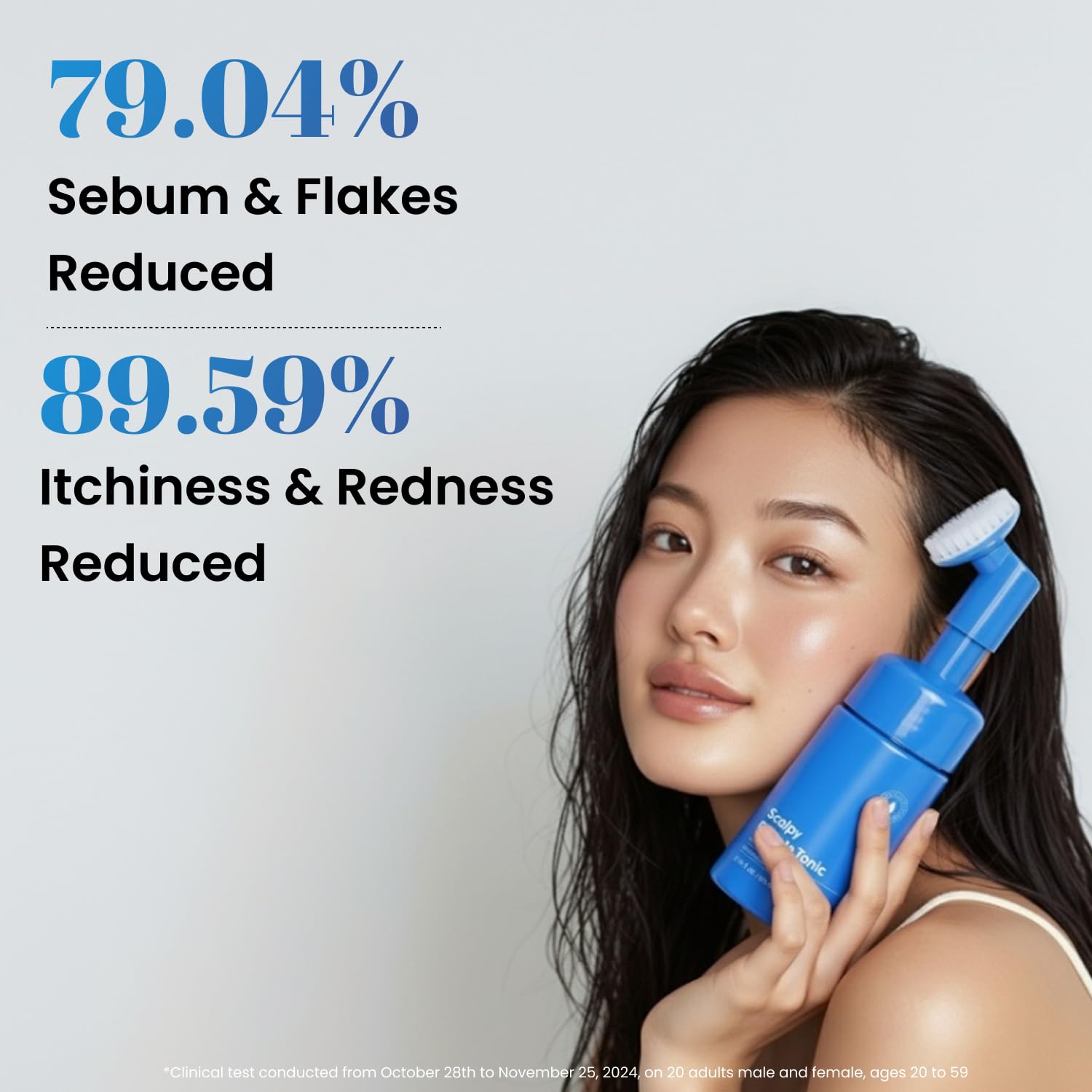 Seapuri Bubble Tonic | Leave-In Scalp Detox Foam for Oily, Itchy Roots