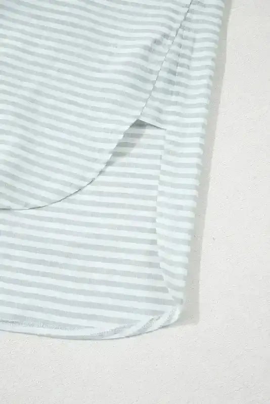White Stripe Seaside Stripes Cotton Cover-Up Women UK | S–2XL