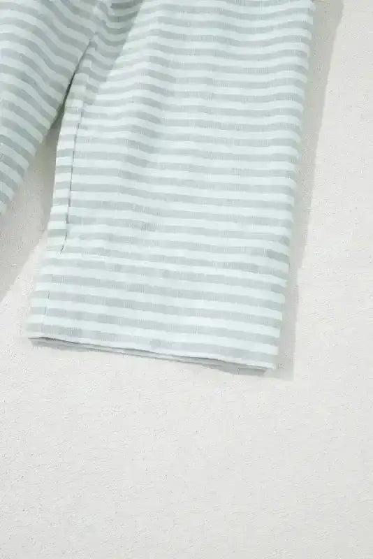 White Stripe Seaside Stripes Cotton Cover-Up Women UK | S–2XL