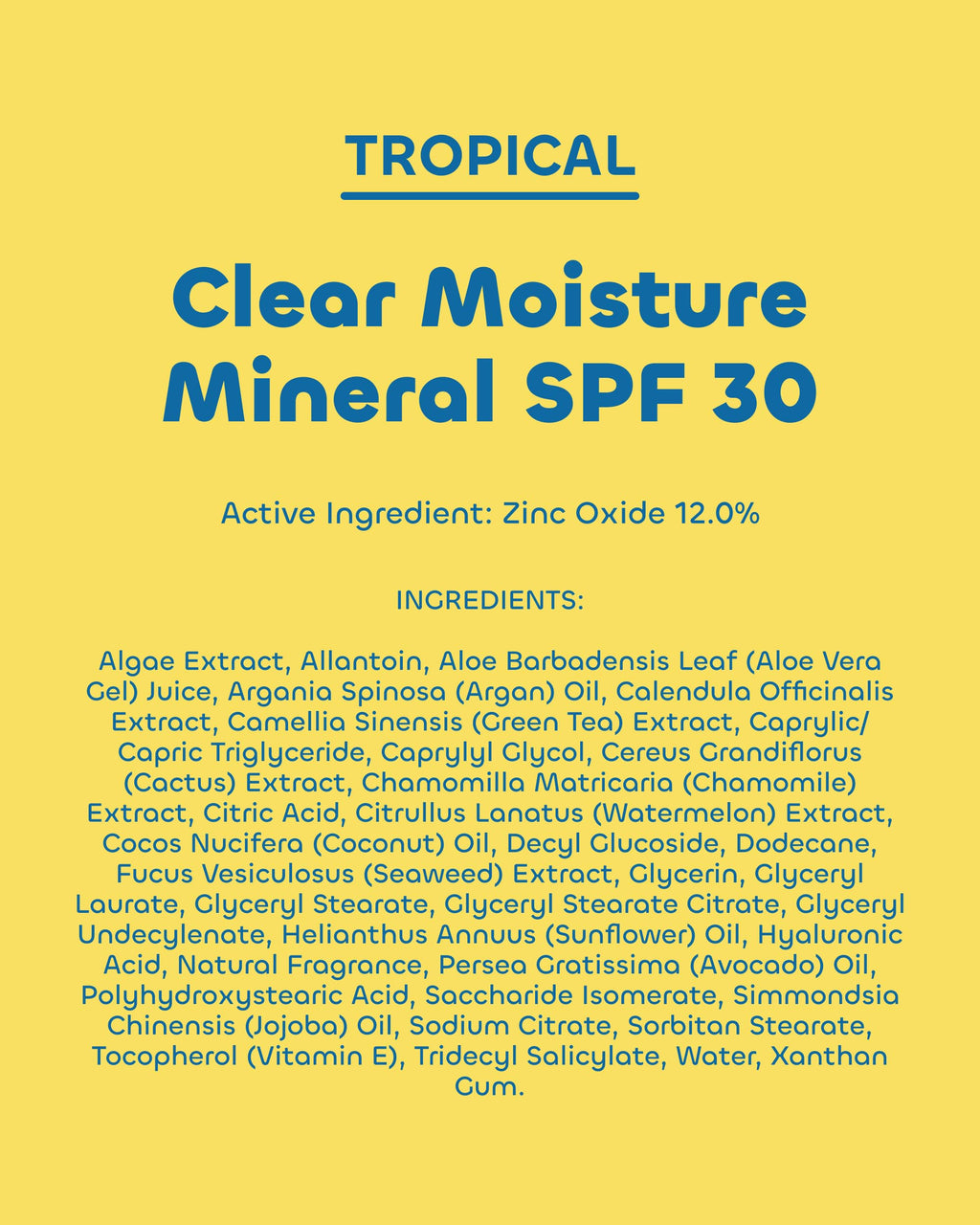 Seaweed Bath Co. Clear Moisture SPF 30 Mineral Sunscreen Spray – Broad Spectrum, Hydrating, Non-Nano Zinc, 6 oz