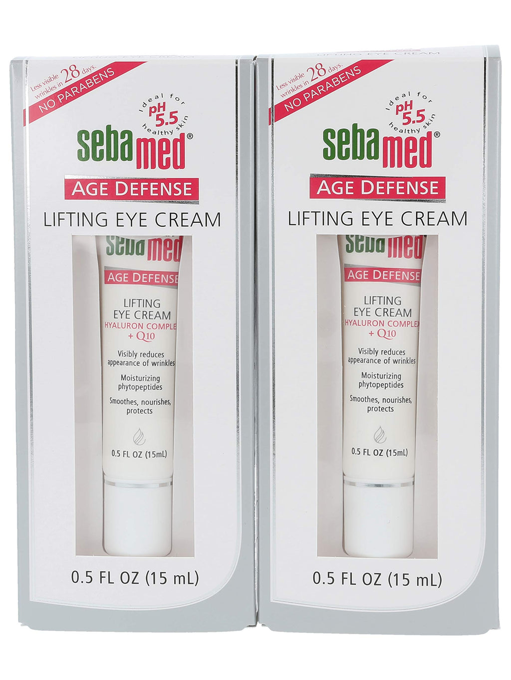 SEBAMED Q10 Lifting Eye Cream Hyaluron Complex – 2×15ml Pack
