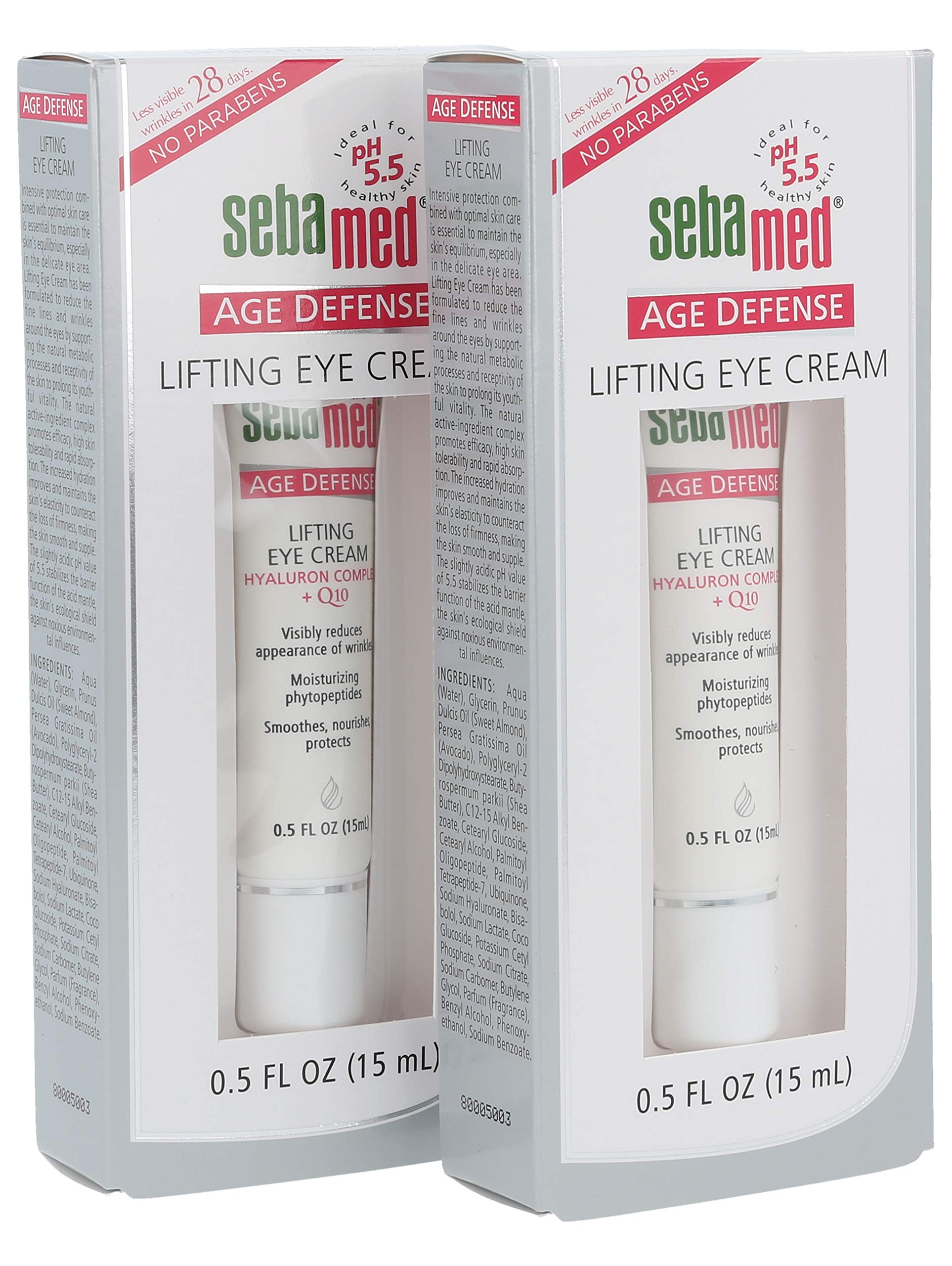 SEBAMED Q10 Lifting Eye Cream Hyaluron Complex – 2×15ml Pack