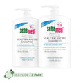 SEBAMED Scalp Balancing Shampoo – Gentle Anti-Dandruff for Oily Hair, 2 x 1L with Pump