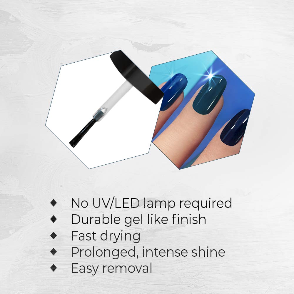 Seche Vive Professional Kit – Instant Gel Effect Top Coat for Nail Polish (4 oz & 0.5 oz Refill)