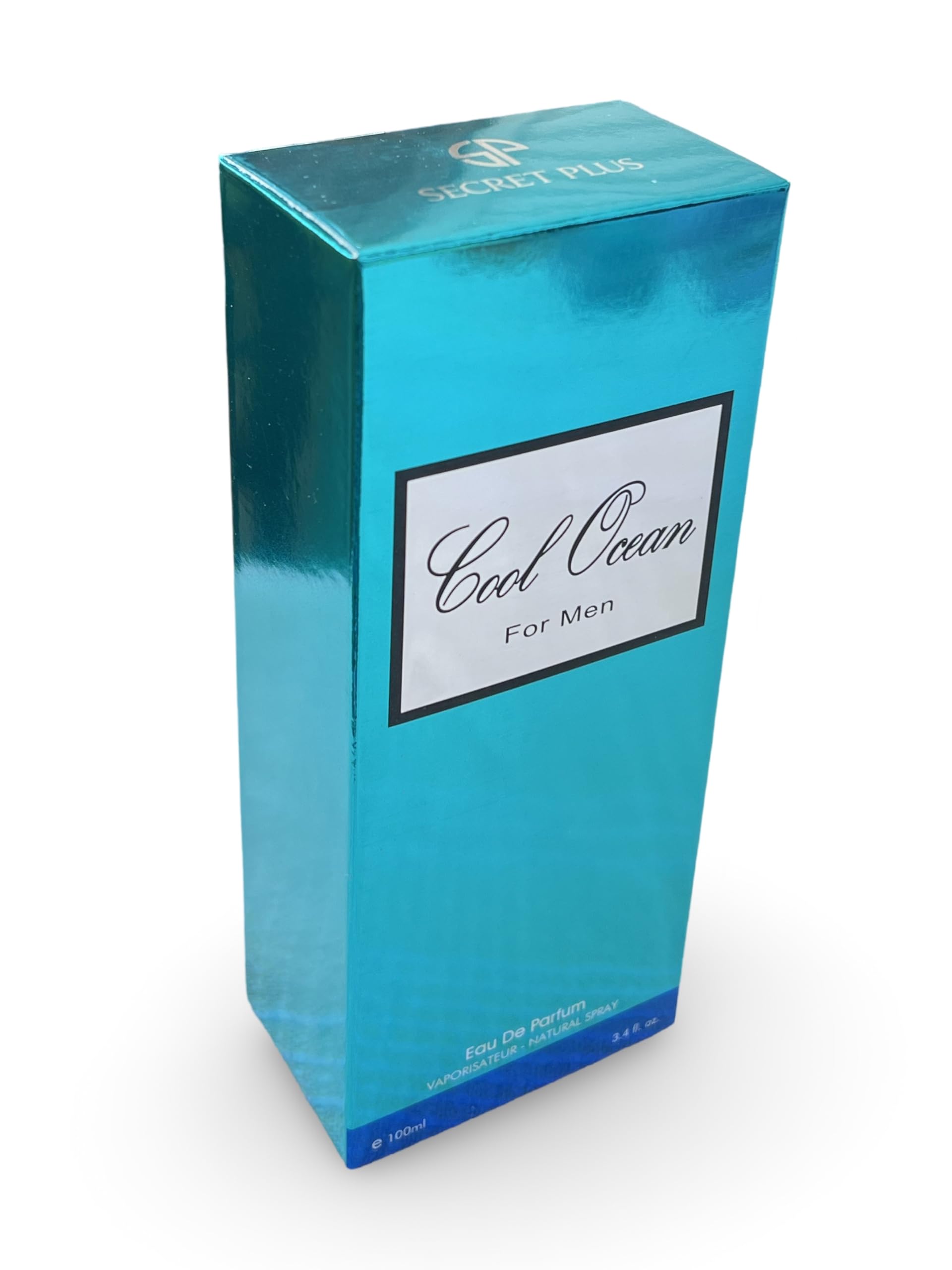 Secret Plus Cool Ocean for Men Eau de Parfum – Oceanic Fresh, Lavender & Mint | 3.4 oz