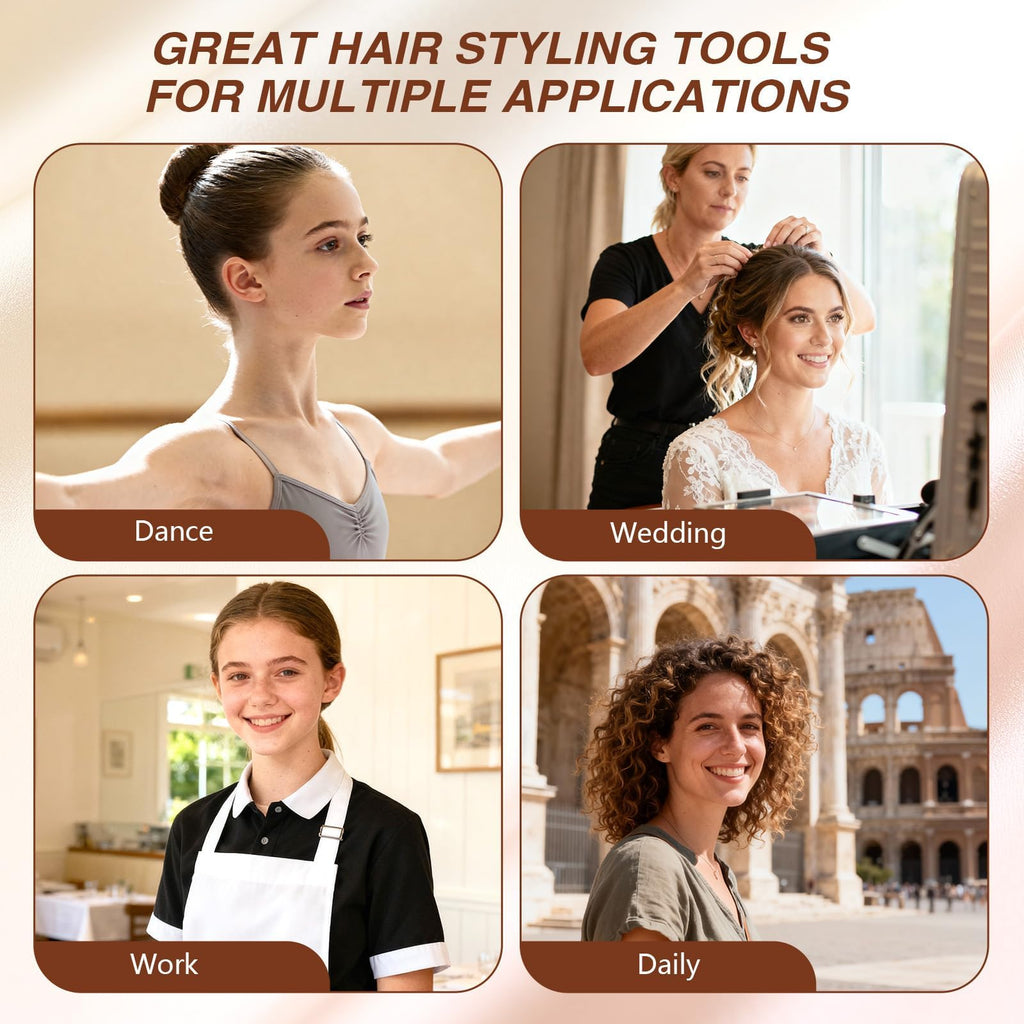 Seiolieliou 4-in-1 Hair Styling Set – All-in-One Kit for Frizz Control, Shine & Hold