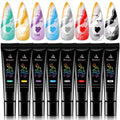 SEISSO Stamping Polish Gels – 8 Colors UV/LED Soak-Off Nail Art Kit