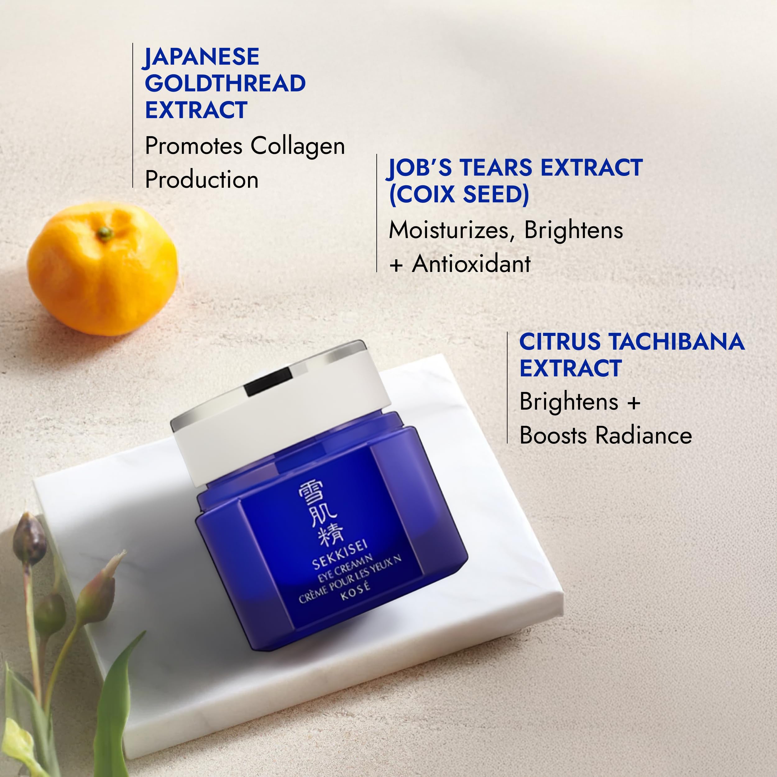 SEKKISEI Eye Cream - Ceramide & Collagen Boosting Moisturizer, 0.07 oz