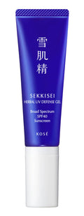 SEKKISEI Herbal UV Defense Gel SPF40 - Lightweight Face Sunscreen