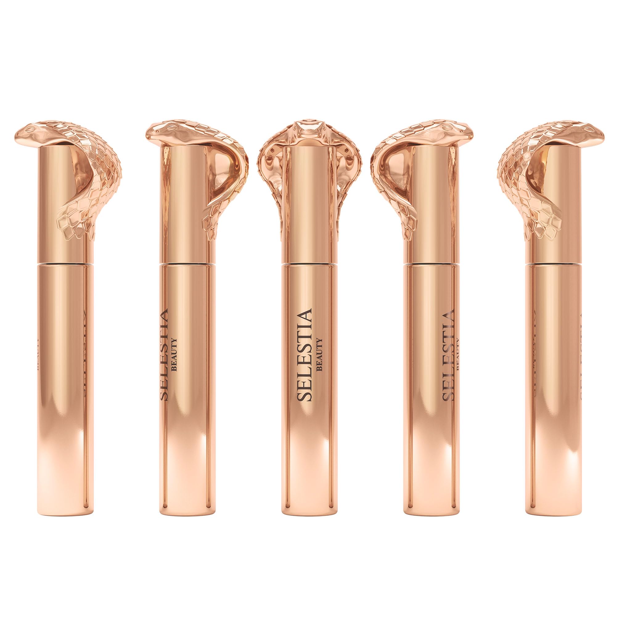 SELESTIA BEAUTY Queen Cobra Mascara – Volume, Curl & Length – Made in Italy – 0.34 fl oz