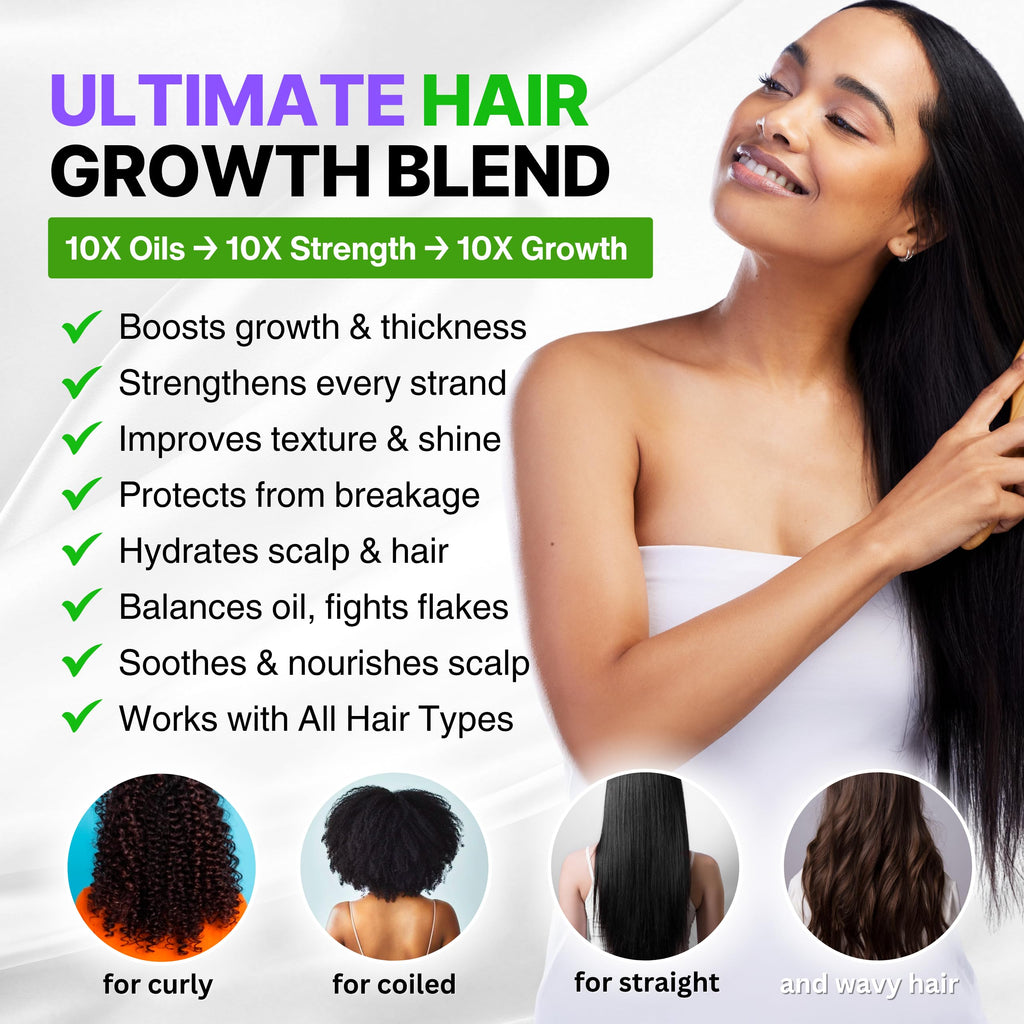 SELFWISE Organic Rosemary Hair Growth Oil with Applicator – 2oz