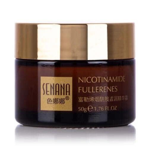 Senana 5Pcs Fullerene Nicotinamide Skincare Set – Hydrating Creams for Moisture & Pore Balance