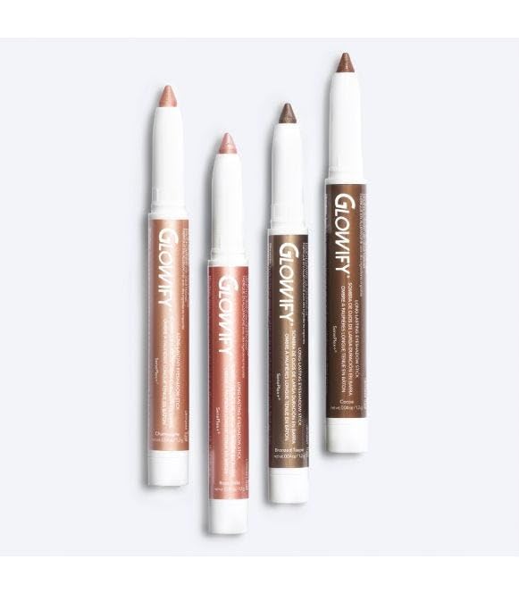 SeneGence Glowify Long-Lasting Eyeshadow Stick in Champagne | Multi-Use Highlighter for Eyes, Cheeks, Brow Bone