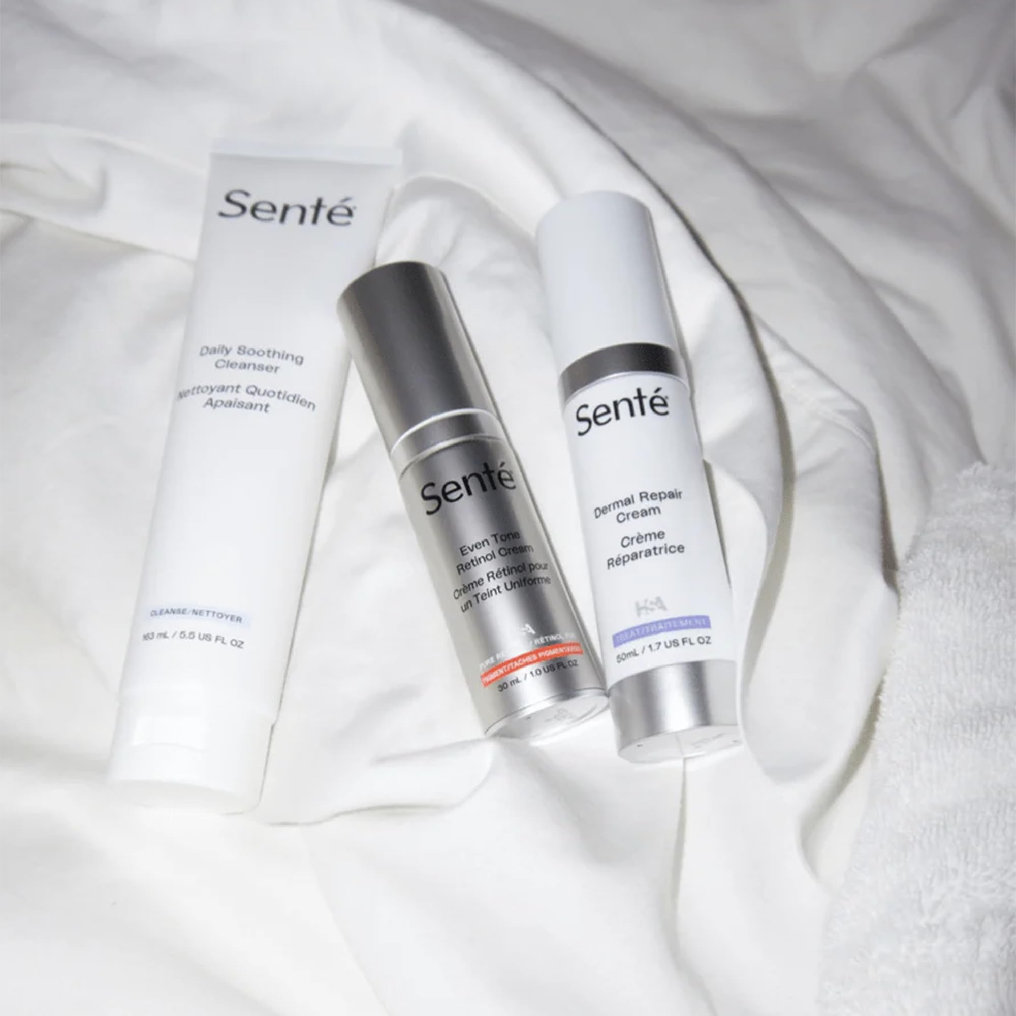 Sente Daily Soothing Facial Cleanser for Dry & Sensitive Skin | Vitamin E | 5.5 Fl Oz