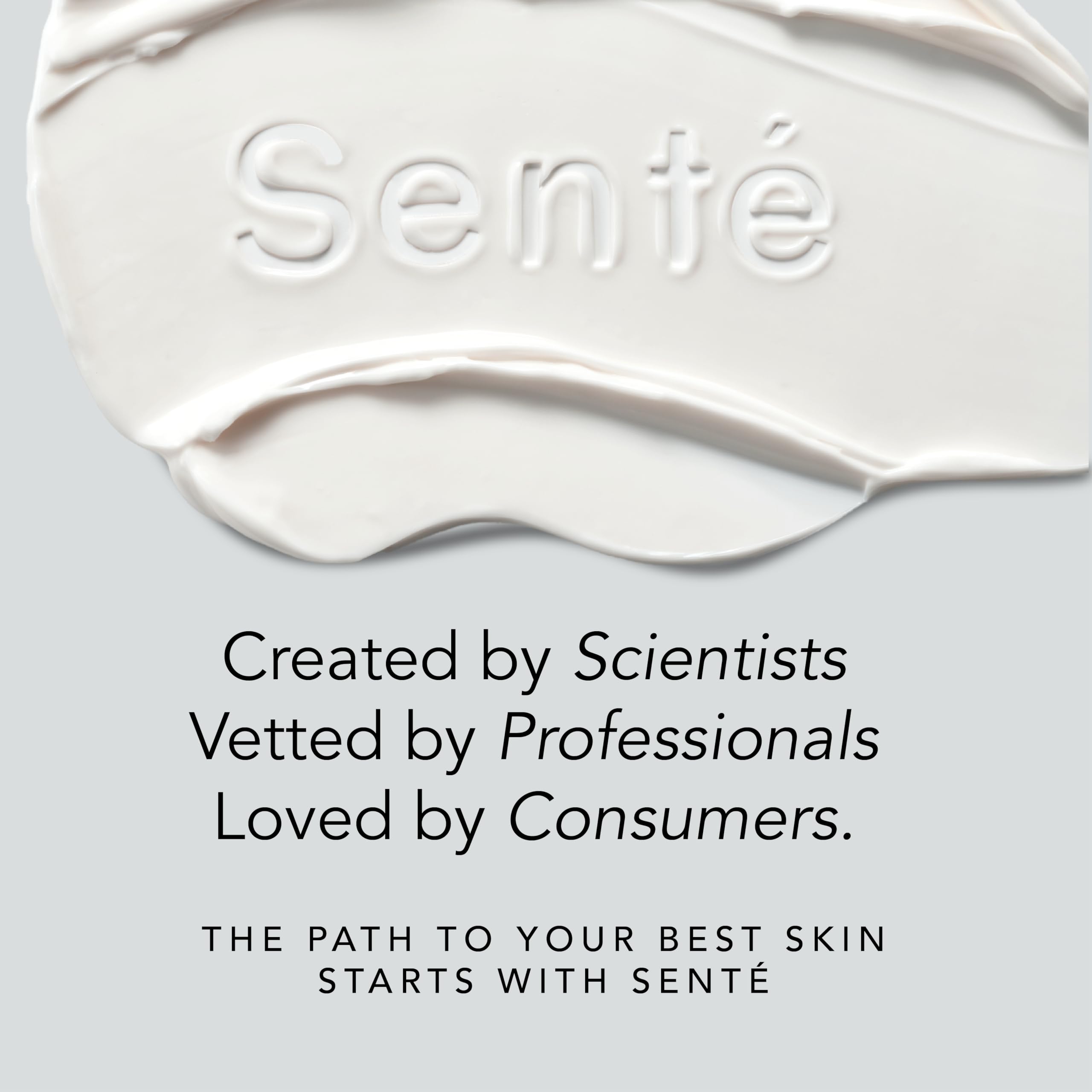 Sente Firming Neck Cream for Crepey Skin & Vertical Lines | Lifts, Firms & Smooths Neck & Décolleté | HSA, Caffeine, Vitamin C | 1.7 oz