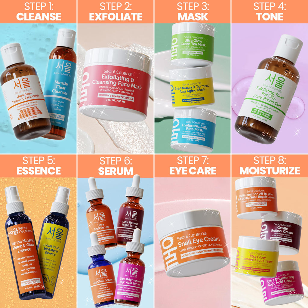 SeoulCeuticals Chebula Active Serum for Face – Hyaluronic Acid + Spotted Orchid, 1oz