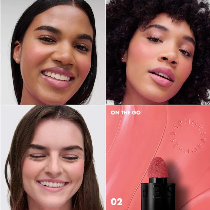 SEPHORA COLLECTION Blush & Go For Lip and Cheek – 02 On The Go (7 ml/.23 Fl Oz)