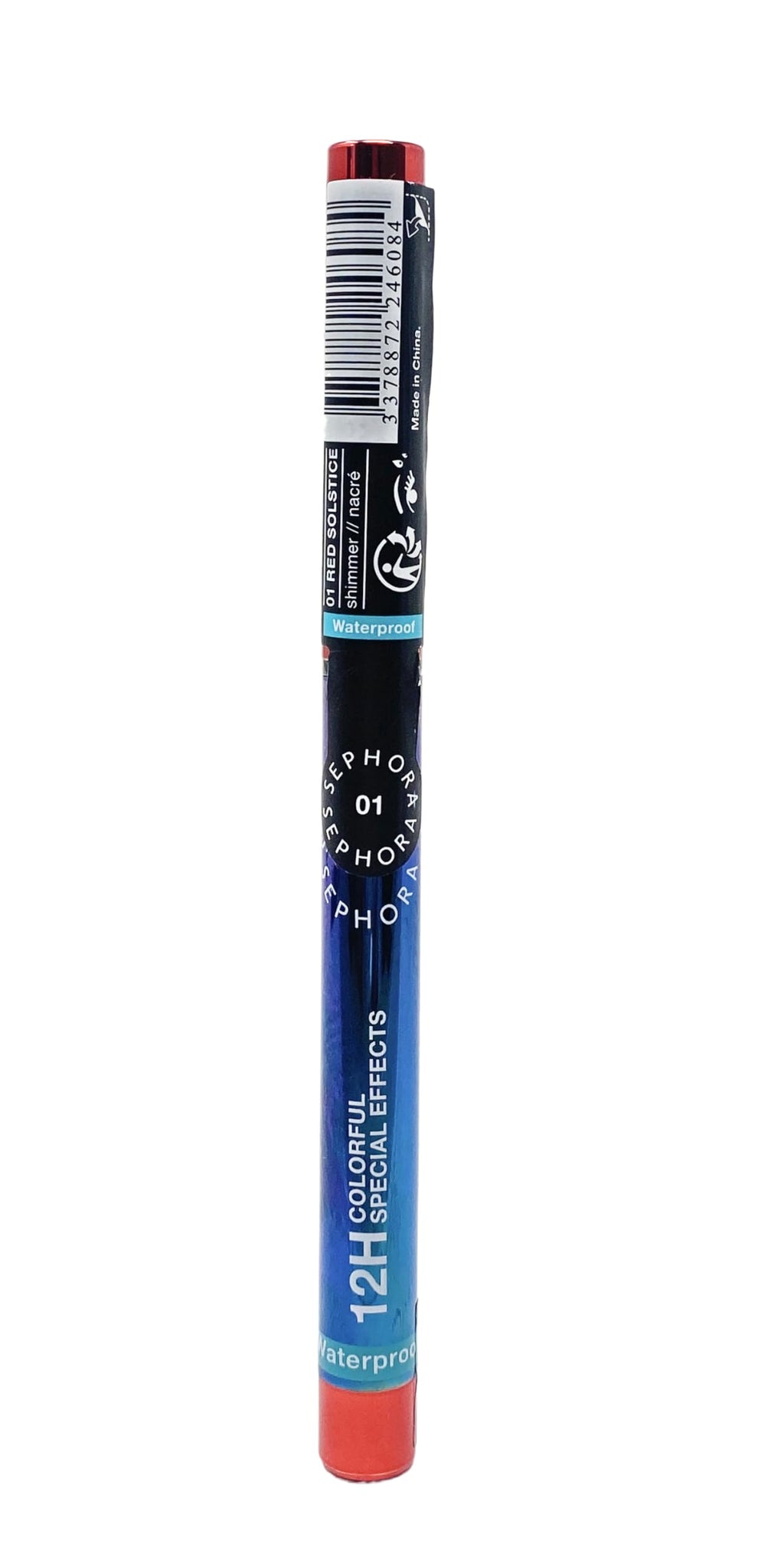 SEPHORA COLLECTION 12H Multichrome Eyeliner 01 Red Solstice – Waterproof Shimmer