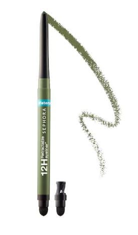 SEPHORA COLLECTION Waterproof 12HR Retractable Eyeliner Pencil – Matte Olive Green (Shade 13)