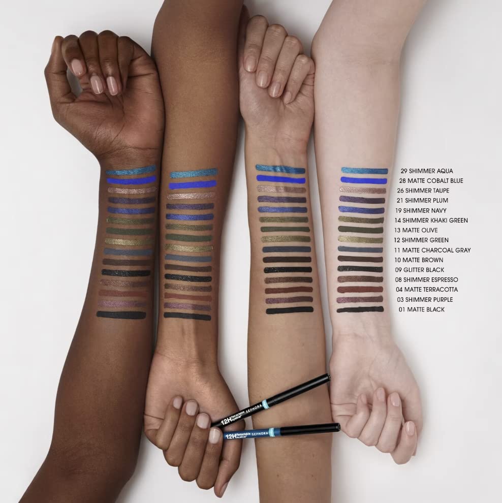 SEPHORA COLLECTION Waterproof 12HR Retractable Eyeliner Pencil 19 - Shimmer Navy