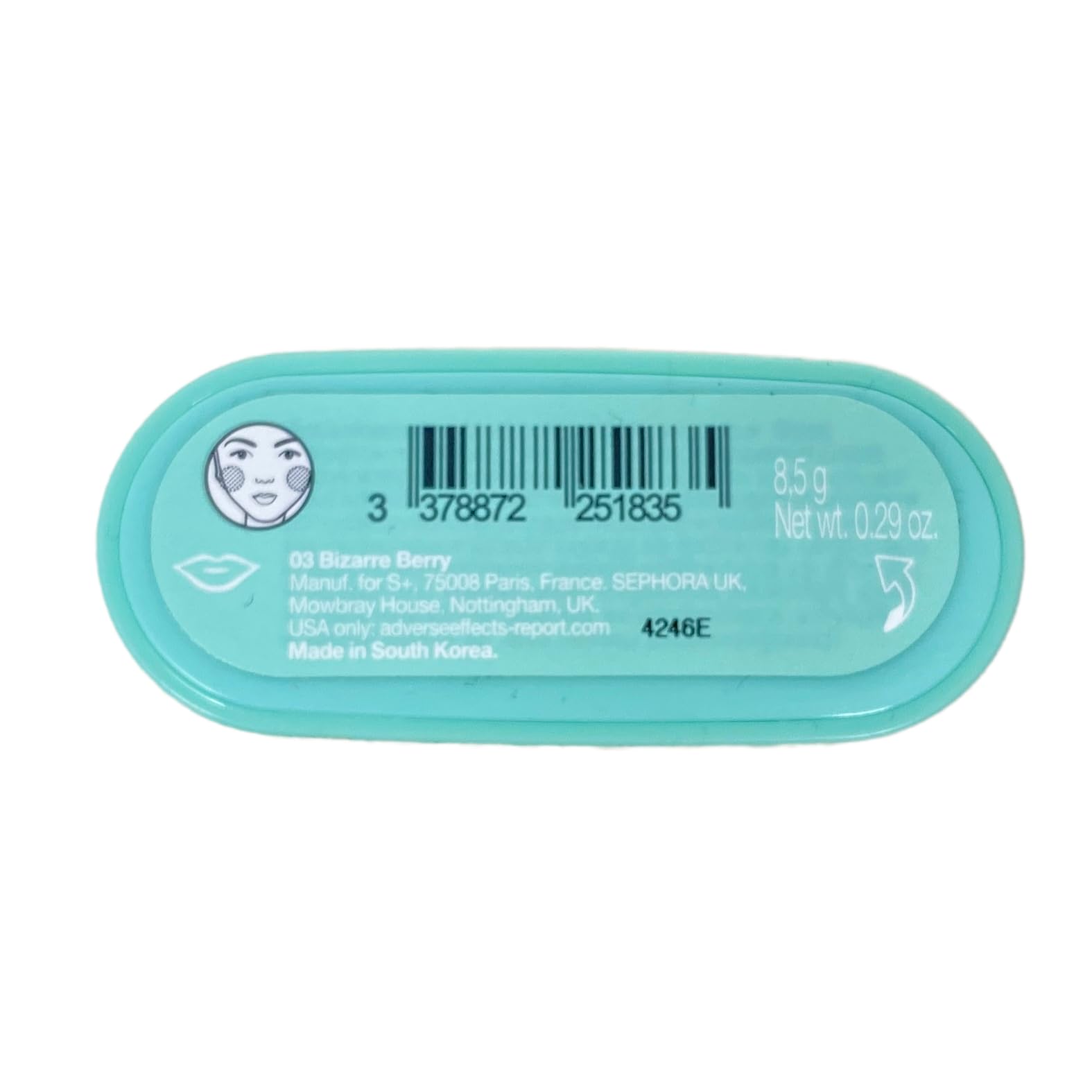 Sephora Color Twister Bizarre Berry Oil-in-Stick for Lips & Cheeks
