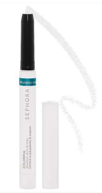 SEPHORA COLLECTION Colorful Waterproof Eyeshadow & Eyeliner Multi-Stick 00 White Matte