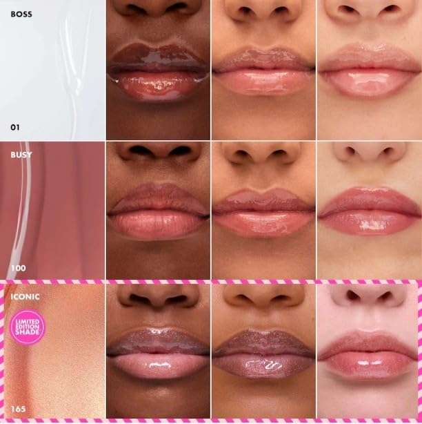 SEPHORA Glossed Lip Gloss Trio Gift Set – 3 x 5 mL in Boss, Busy & Iconic