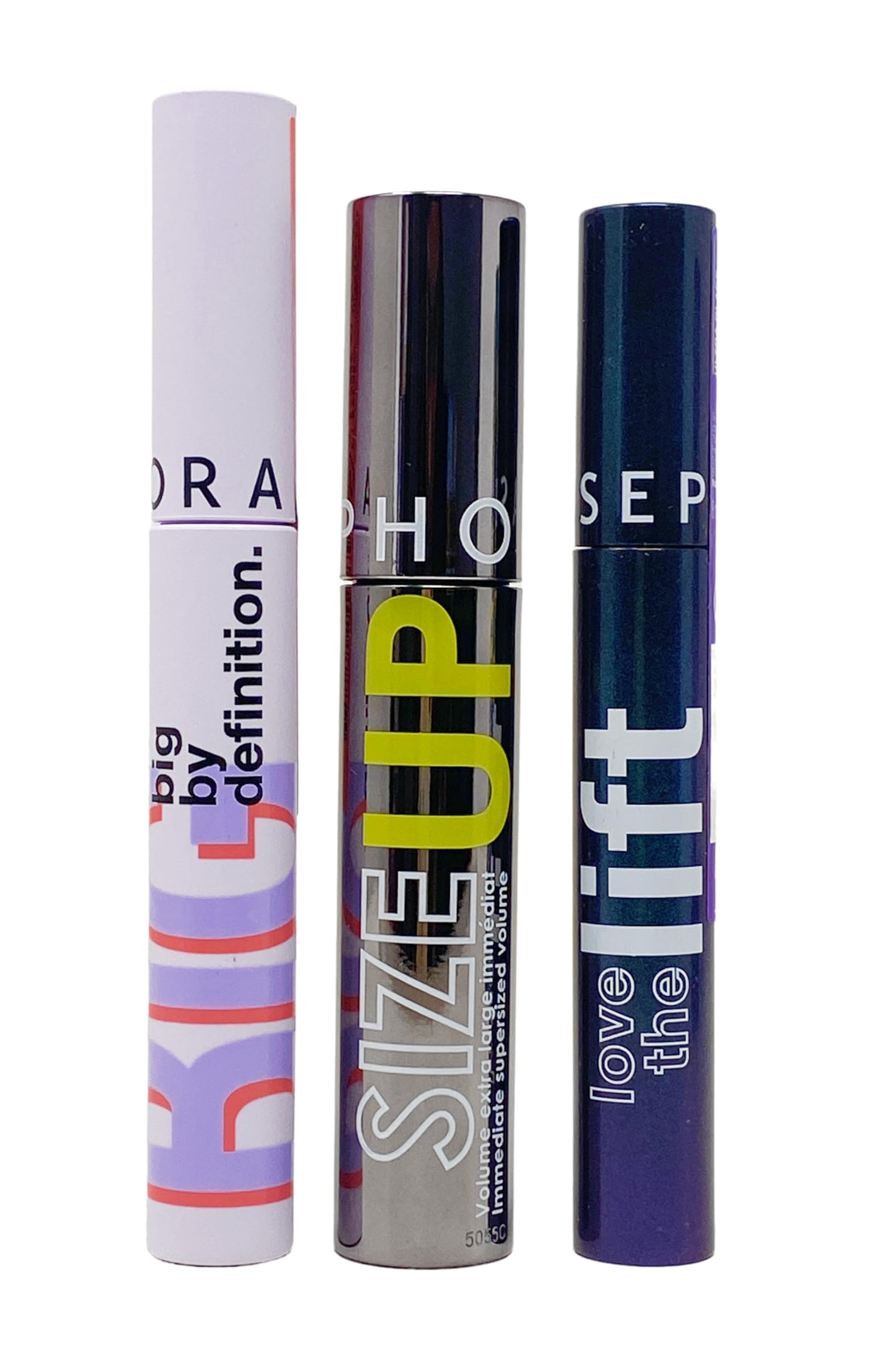 SEPHORA Collection Mascara Trio Set – Love The Lift, Size Up & Big By Definition